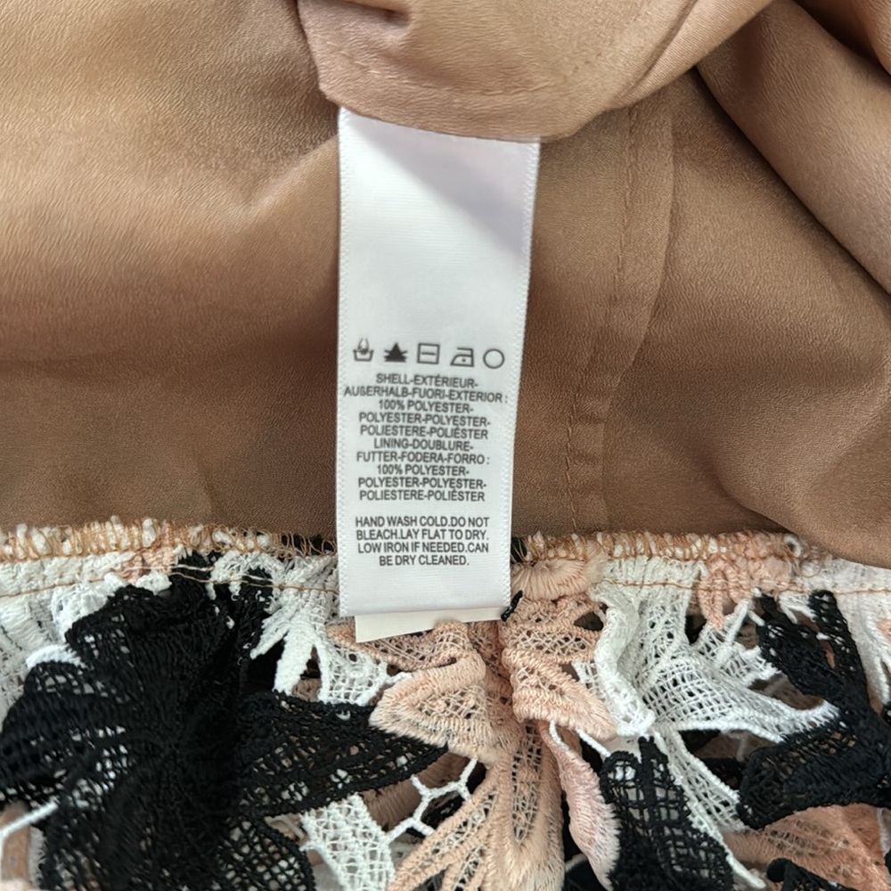Dress the Population Chantal Floral Multihue Lace Party Dress Size XS NWT - Picture 11 of 14